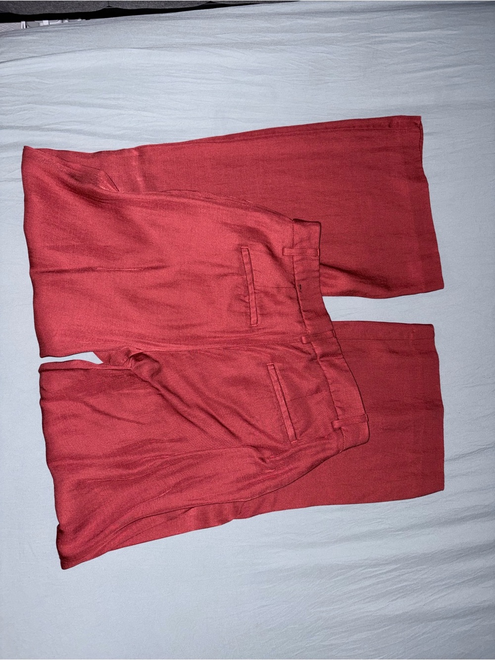 Red Dress Pants - Classic Straight Fit